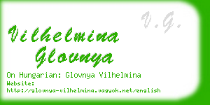 vilhelmina glovnya business card